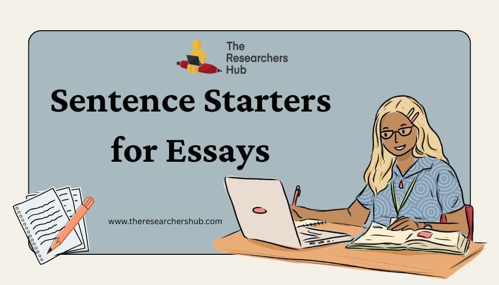 Sentence Starters for Essays